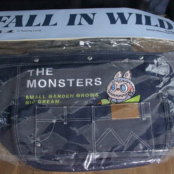 THE MONSTERS FALL IN WILD SERIES-Denim Messenger Bag - Picture 2 of 3